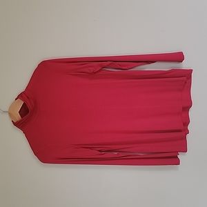 NWT Womens Renuar Cinched Crimson Red Turtleneck Small New with Tags